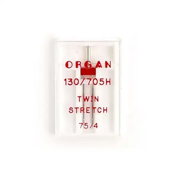 Иглы ORGAN двойные супер стрейч №75/4 для БШМ упак.1 игла
