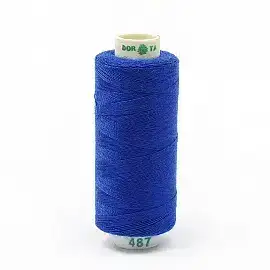 Нитки бытовые Dor Tak 40/2 366м 100% п/э, цв.Василек