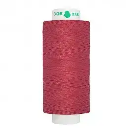 Нитки бытовые Dor Tak 40/2 366м 100% п/э, цв. красный