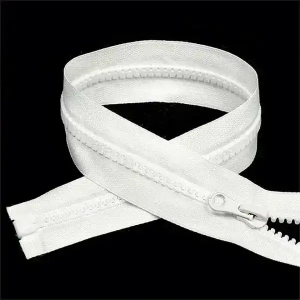 Молния MaxZipper трактор №5 1 замок, 70см, цв.белый