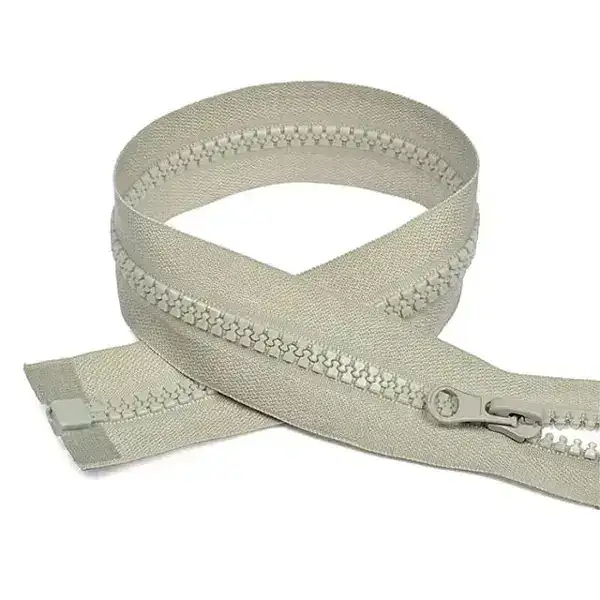 Молния MaxZipper трактор №5 1 замок, 70см, цв.св-серый
