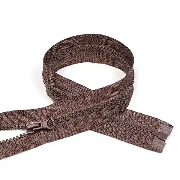 Молния MaxZipper трактор №5 1 замок, 60см, цв.темное какао
