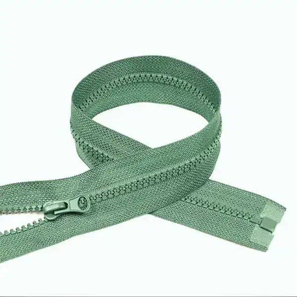 Молния MaxZipper трактор №5 1 замок, 70см, цв.Пыльно-ментоловый/зеленый гранит