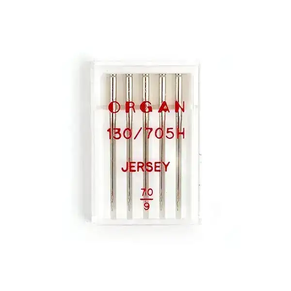 Иглы для бытовых швейных машин ORGAN джерси №70, уп.5 игл