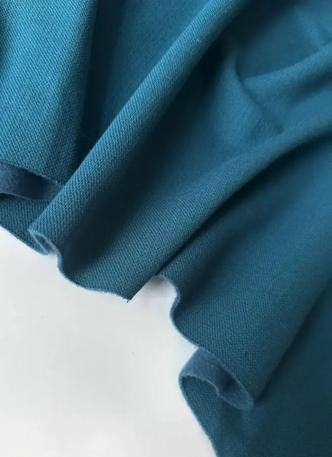 Футер 3-нитка ПИКЕ Lacoste стриженый начес Темная Корсика